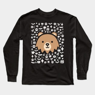 Kawaii Bear Halloween Long Sleeve T-Shirt